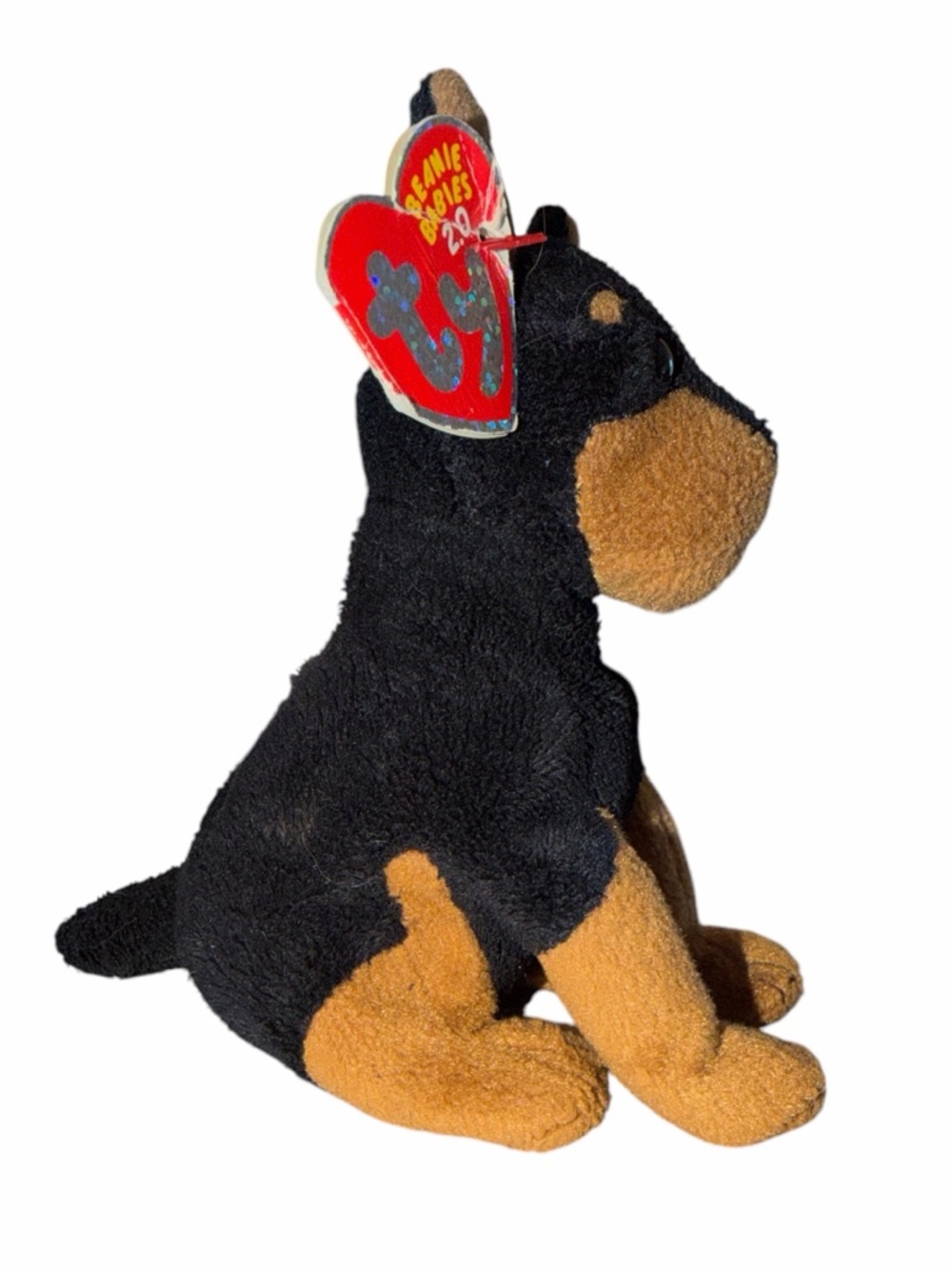 Ty Beanie Baby BB 2.0 TROOPER the Doberman Dog 7" with TAGS Vintage Retired 2008 - Picture 2 of 6